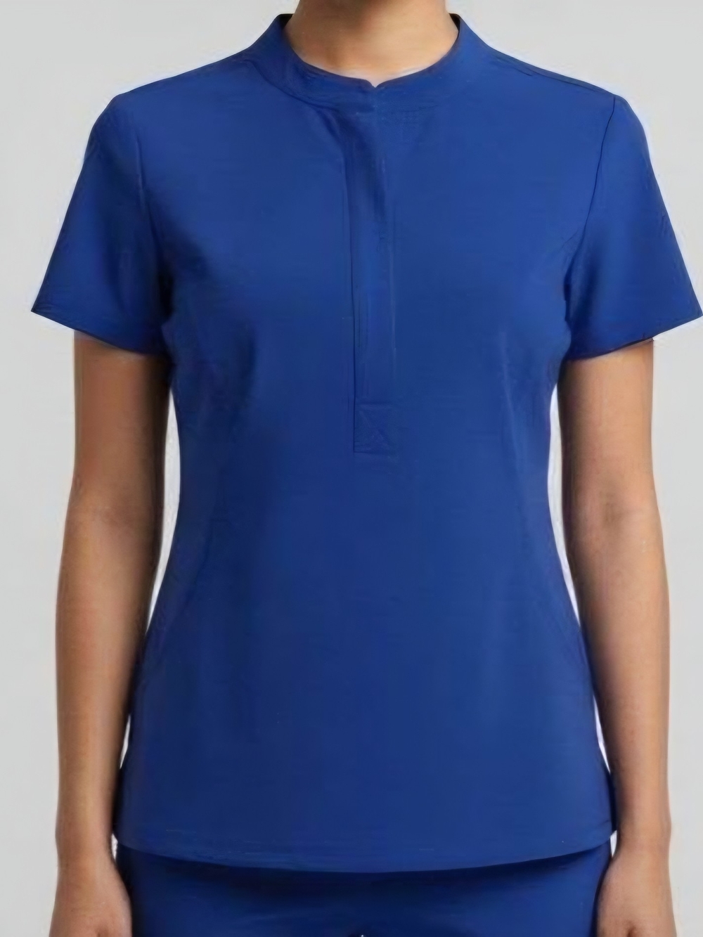 Figs Women's Rafaela Top Electric Blue Scrub Top Figs Scrubs Nurse Doctor Physio